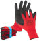 Trevendo Arbeitshandschuhe - solide Montagehandschuhe mit Latex Beschichtung - Größe 8, 24 Paar