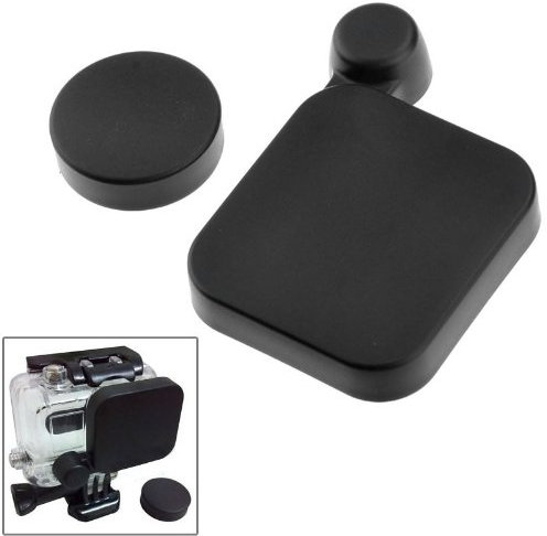 Kamera-Objektiv-Schutzkappe Neue Schutzkamera Objektivdeckel + Gehäuse Hülle for GoPro Hero 4/3+ (ST-118)
