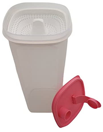 Tupperware Erfrischer 2,0 Liter rosa Eidgenosse Saft Kanne to Go Circular mit Sieb