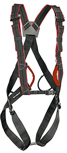 STUBAI Komplett-Gurt mit zwei Materialschlaufen | UNI Belt Klettergurt für Erwachsene und Jugendliche, zum Klettern, Sicherheitsgurt, Kletterausrüstung, Baumklettern, Klettersteig