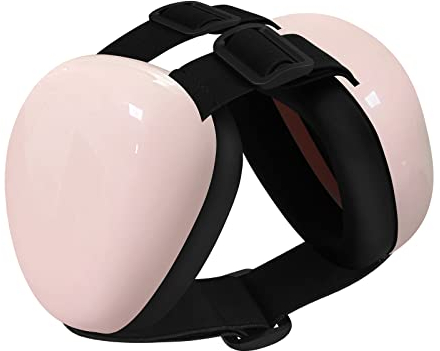 derYEP DHP04 Cache-Oreilles pour Chien pour Protection auditive 29 DB NRR (Moyen, Rose)