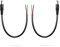 GINTOOYUN DC6330 Netzkabel, DC 6,3 mm x 3,0 mm Stecker auf blankes Kabel, offenes Ende, 30 cm, 2 Stück