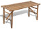 INLIFE Banc de jardin pliable en bambou 118 cm