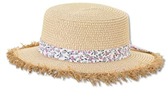 Sterntaler Chapeau de Paille à Franges, Sable, 51 Mixte Enfant