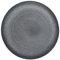 PintoCer - 2 piatti piani grandi in ceramica di grigio, 29 cm, piatti da cena, lavabili in lavastoviglie e microonde, colore: blu opaco
