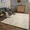 TT Home Wohnzimmer Hochflor Teppich Langflor Soft Kaninchenfell Fell Imitat Weich, Farbe: Creme, Größe:200x290 cm