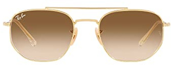 Ray-Ban RB 3707 Gold/Light Brown Shaded 54/20/140 Unisex Sonnenbrillen