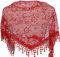 MAIRY Woman Scarf Elegant Damen Geschenke Schal Damen Schal Spitze Dreieck Schale Weiches Dreieckstuch Leichter Strickschal Halstuch für Frauen und Mädchen Lang Einfarbig DE138010