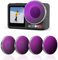 BRDRC ND-Filter-Set für DJI Osmo Action 4/5 Pro, 4er-Pack ND64, ND32, ND16, ND8, Neutraldichte-HD-ND-Filter, Objektivschutz, Minimalistisch, Optisches Glas