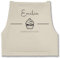 Schürze - Backschürze - Baking with Love mit Namen - 85x69 - Natur Weiß - personalisierte geschenke küche bäckerschürze damen koch liebe kochschürze weihnachtsschürzen schürzen zum backen