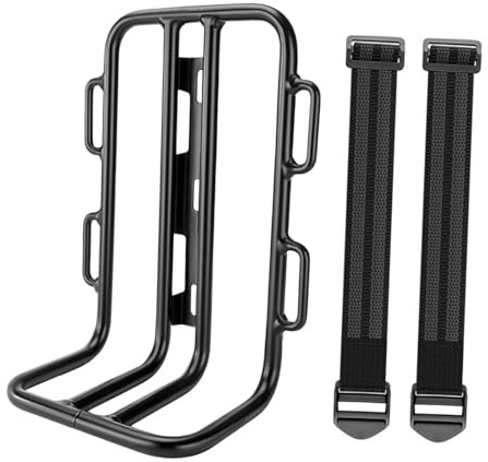 Badiman Cargo Pannier Bike Front Rack - Aluminium Legierung Gepäckträger für Vorderrad - Leicht & Stabil - Schnellmontage - Für MTB/Rennrad/Faltrad