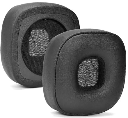 Enegg Ersatz-Ohrpolster für Marshall Major IV kabellose On-Ear-Kopfhörer (schwarz), (Major-4-Ear-Pads-ENBK)