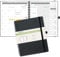 POPRUN Kalender 2025 Monatsplaner A4 (Jul.2024 - Dez.2025) - 18 Monate Monatskalender Ringbuch 26,5 x 21,5 cm - 1 Monat 4 Seiten, Softcover mit PU-Leder, 100 GSM Papier - Schwarz