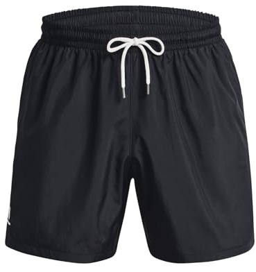 Under armour Gewebte Volley-Shorts, Herren, 1377191-001, Weiß/Schwarz