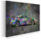 Auto Street Art Sportwagen Porsche Wandbild Leinwandbild Kunstdruck XXL Deko Größe 60x40x2cm