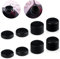 8pcs Thumbstick Grip Caps for PS Portal, Silicone Analog Cover Gamepad Thumb Controller Stick Comprehensive Protection Joystick Cover Button Cap Cover Caps Accessories for Playstation Portal(Black)