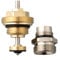 ZiStarlilife Underfloor Heating Manifold Return Pin Valve Core M30x1.5 With G1/2 Return Pin Valve Core Replacement Part For UFH Actuator Underfloor Heating Manifold