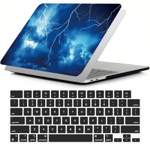 FFBOFFC Hard Shell Compatible with MacBook Air 13 Inch Case 2020 2019 2018 Release A2337 A2179 A1932 with Retina Display & Touch ID, Plastic Protective Laptop Case & Keyboard Skin, Lightning