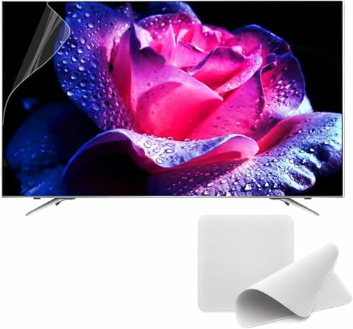 XDRGOOIUY Protector de Pantalla para TV de 86 Pulgadas con Filtro antirreflejo, Suave y antiluz Azul, Alivia la Fatiga Visual, ultratransparente, para televisores y monitores LED, LCD y Plasma.