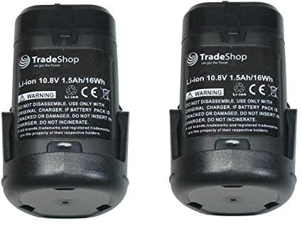 2x Hochleistungs Li-Ion Akku Akku 10,8V / 1500mAh für Dremel 8200 Multimax, 8220, 8300 Multimax ersetzt Dremel 875, B812-01, B812-02