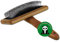 BAMBOO GROOM Slicker Brush Größe L I Tierhaarbürste für jedes Fell I Unterfellbürste I Hundebürste mit abgewinkelten Edelstahlpins I Bürsten zur Fellpflege aus Bambus I Bürste für Katze & Hund