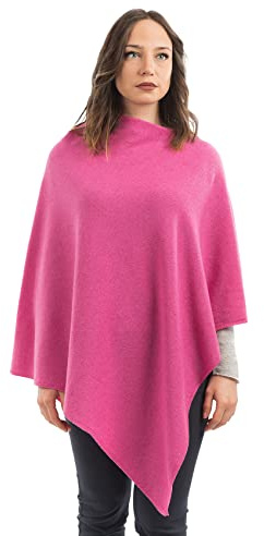 Dalle Piane Cashmere - Poncho in a Blend of Wool, Rayon, Nylon and Cashmere - Made in Italy