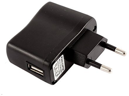 Aexit AC 110V-240V DC 5V 1500mA EU Cargador USB Adaptador de viaje de alimentación de zócalo (model: F7398IV-7201GK) de 2 pines