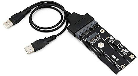 JMT 20 + 6 pines SSD a SATA 2,5 pulgadas Adaptador USB con convertidor de cable USB 2.0 para ordenador portátil Thinkpad Lenovo X1 Carbon