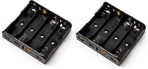Corpco 4 x AA Battery Holder with Standard snap Connector 6V Output Type BH341 2 Pack