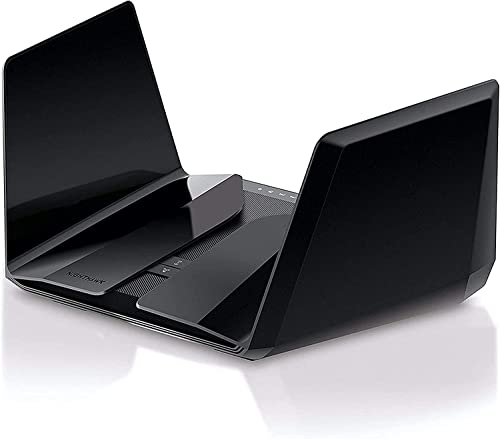 Netgear Routeur Nighthawk WiFi 6 Tri Band AX 12, AX11000 Jusqu’à 10.8 Gbps | Idéal pour Les Maisons Intelligentes de Grandes Surfaces (RAX200) Noir