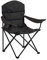 Vango Samson 2 Oversized Camping Chair | Foldable, Compact, Premium Comfort with Insulated Cupholder | For Outdoor Picnic, Camping, Fishing | Steel Frame & DuoWeave Fabric (Excalibur Grey)