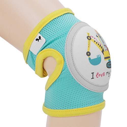 Baby Knieschoner Baumwolle Netz Krabbelknieschoner Kinder Knieschützer Knie Ellenbogen Pads kriechen Sicherheit Schutz Kleinkinder Mädchen und Jungen für 2-5 Jahre (Ziege-Muster)