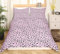 Housse de Couette léopard Rose et Noir Simple pour Enfants et Femmes Style Animal Sauvage Housse de Couette réversible Douce