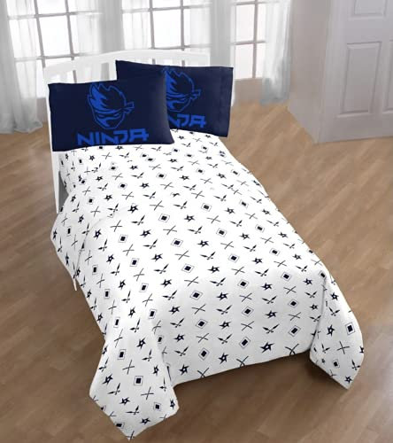 Ninja 3-teiliges Bettwäsche-Set aus Mikrofaser.