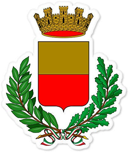 12cm! Klebe-Folie Wetterfest Made-IN-Germany Napoli Italy Coat of Arms car K822 UV&Waschanlagenfest Auto-Aufkleber Sticker Decal