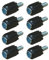 Lotatheta 8 pcs M5 Index Derailleur Shift Cable Stops with Downtube Barrel Adjusters Bolts for Cycling Road MTB Bike