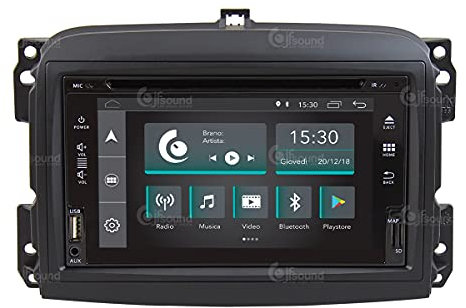 Costum fit Autoradio für FIAT 500L Old DVD Android GPS Bluetooth WiFi Dab USB Full HD Touchscreen Display 6.2 Easyconnect