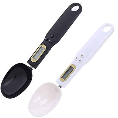 YXSH Bilancia da Cucina Digitale LCD Portatile Mini Cibo per Animali Domestici Cucchiaio Grammo Cucchiaio Elettronico Peso Volume Bilancia per Alimenti