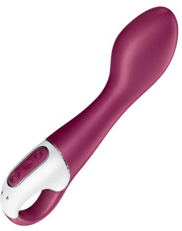 Satisfyer Hot Spot Connect App | Bluetooth G-Punkt-Vibrator | 22,5 cm | mit Wärmefunktion | aus Silikon | Sex Spielzeug für Frauen | Erotik | Sex Toys | Wasserdicht | Mehrere Vibrationsprogramme