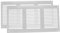 Vent Systems 30 x 15 cm – Paquete de 2 cubiertas para rejilla de ventilación – Blanco – Rejilla de retorno de aire de metal con protección integrada contra plagas