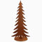 Rostikal Deko Weihnachtsbaum 75 cm Gartendeko Rost Tannenbaum Außendekoration Weihnachten