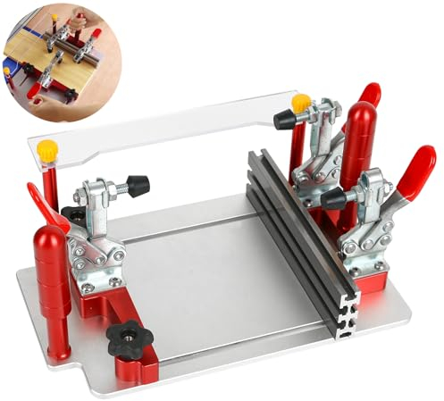 TTSITG Router Table Coping Sled, Aluminum, Includes 1 x Router Table Coping Sled, Compatible with Router, Material: Aluminium