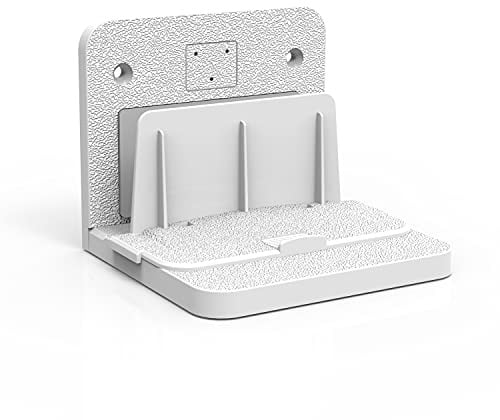 WiFi Router Wandhalterung Halterung Unterstützt Set-Top-Box/Mac mini/Apple TV Box/Optische Katzen/Schalter/Festplatte/Mobilstrom/Tablet Speicher(Weiß, 2PCS) UN01