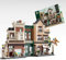 QLT QIAOLETONG Buch Ecke Haus mit LED Kit,Erwachsene klemmbausteine Friends Haus Ideas City Street Geschenk für Mädchen Erwachsene 6-12 Architecture Bausteinen (1194 Stück)