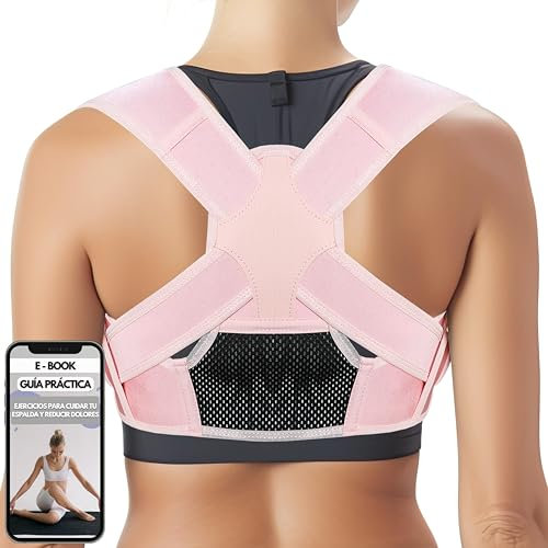 Zamnes Corrector Postura Espalda. Para Mujer y Hombre - Soporte Cervical Cómodo y Ajustable ideal para tu día a día. Corrector Espalda para Corregir tu Postura y Liberarte del Dolor de Espalda