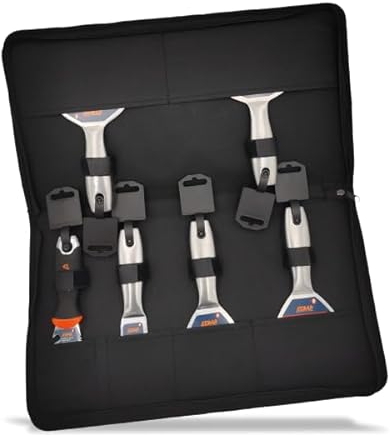 Lot sacoche 5 couteaux à enduire premium + couteau multi fonction EDMA - 610161