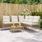 Faroom Ecksofa Lounge Gartenmöbel Ecklounge Ecksofa Rattan Eckbank Gartengarnitur Balkon Klein Sitzgruppe Outdoor Sofa Garten Terrasse Outdoor Beige