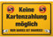 DankeDir! Nur Bares ist wahres - Schild 30 x 20 cm - Lustiges Barzahlung Hinweisschild für Gastronomie Einzelhandel - Keine Kartenzahlung Deko für Laden Restaurant Gastro Gaststätte Hinweis