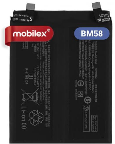MOBILEX® Batterie interne de rechange pour Xiaomi 11T Pro (BM58) 5 000 mAh - OEM - Capacité d'origine