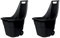 Stolmet Load&Go Garden Trolley | 55L & 85L | Lightweight Dual-Wheel Rolling Cart | Durable Plastic Garden Barrow with Easy Grip | Available in Black or Green (Black, 55L Wheelbarrow x2)
